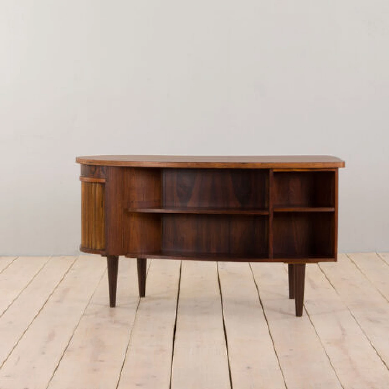 Desk with bar compartment by Kai Kristiansen for Feldballes Møbelfabrik, 1950s 15