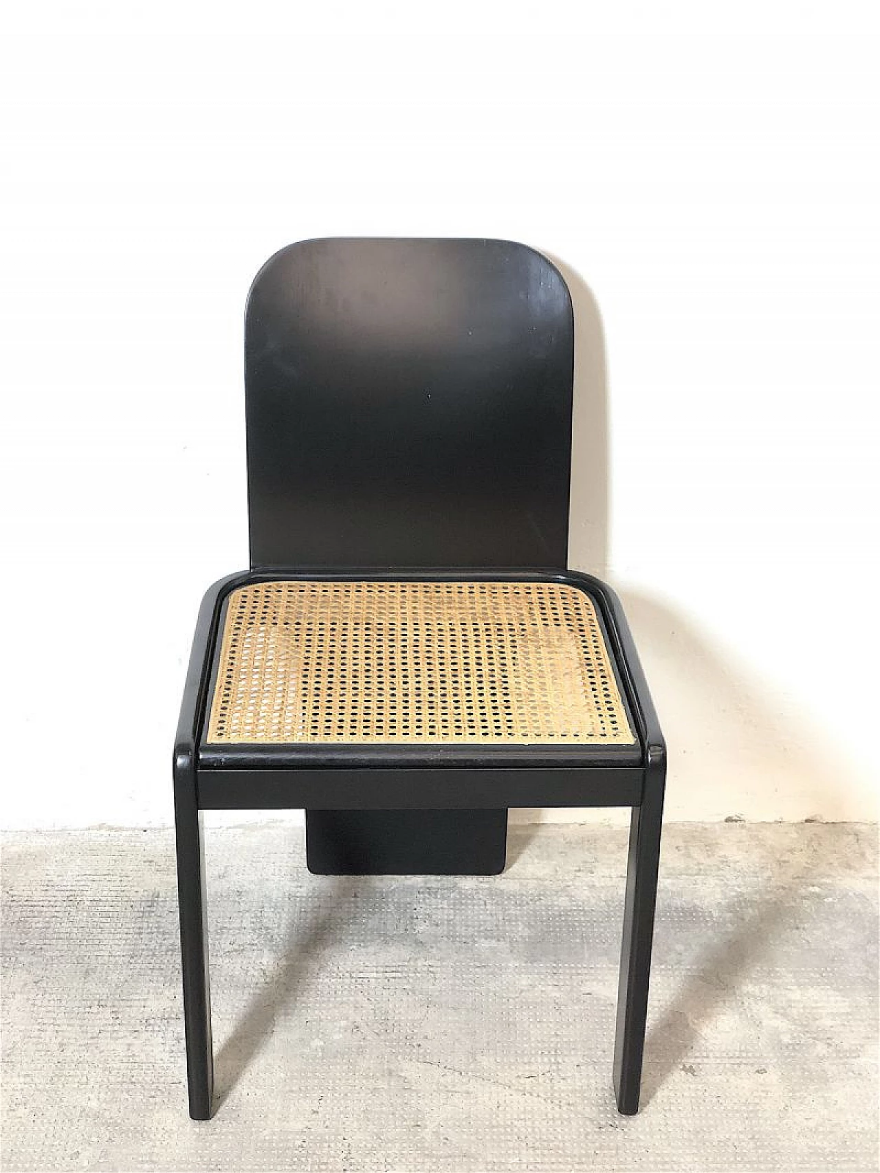 4 Chairs by Pierluigi Molinari for Pozzi and game table by Cini & Nils, 1970s 10