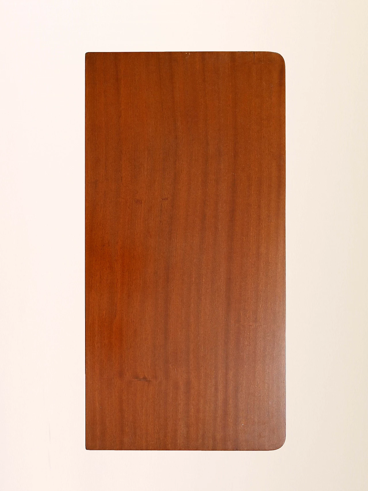 Scandinavian wooden chest of drawers with gilded handles, 1960s 8