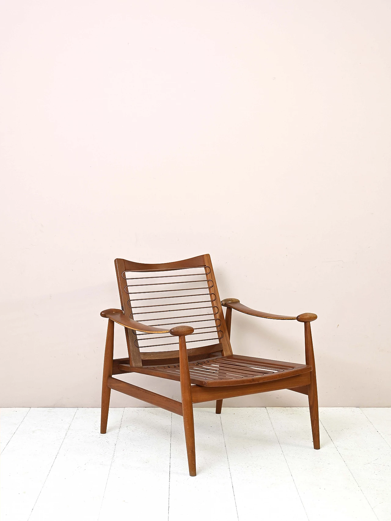 FD 133 solid teak armchair by Finn Juhl for France & Son, 1960s 2