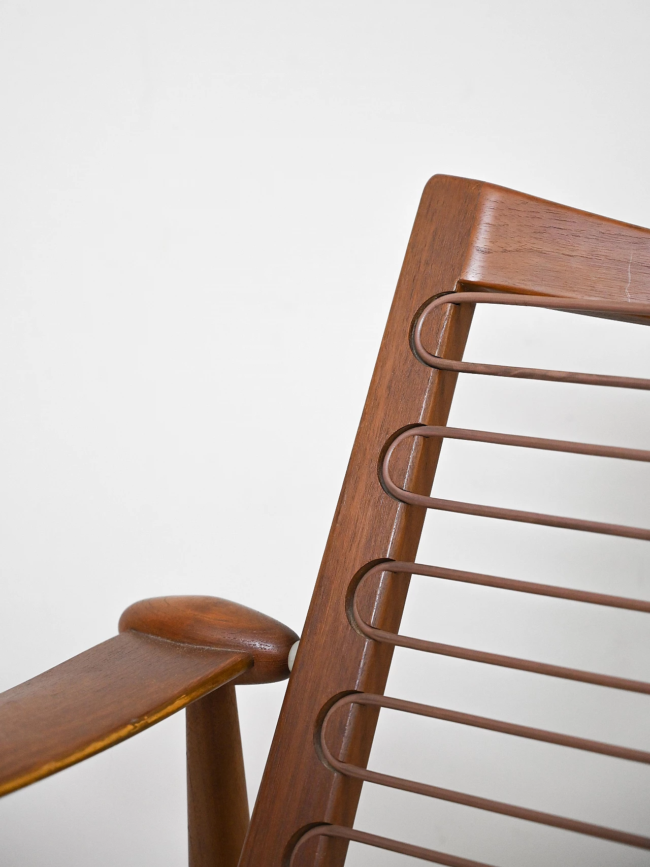 FD 133 solid teak armchair by Finn Juhl for France & Son, 1960s 7