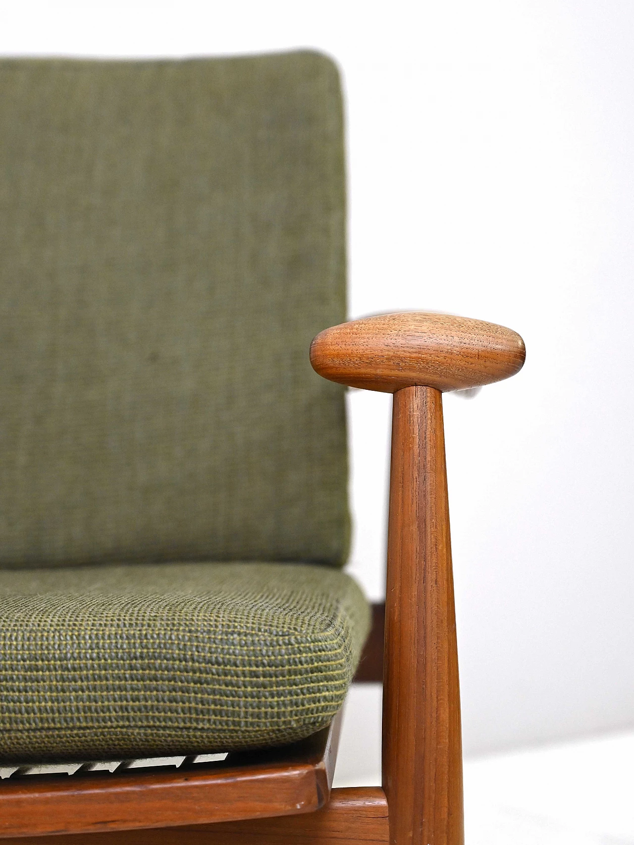 FD 133 solid teak armchair by Finn Juhl for France & Son, 1960s 12