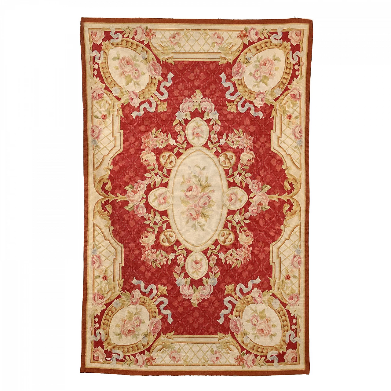 Chinese cotton Aubusson rug 1