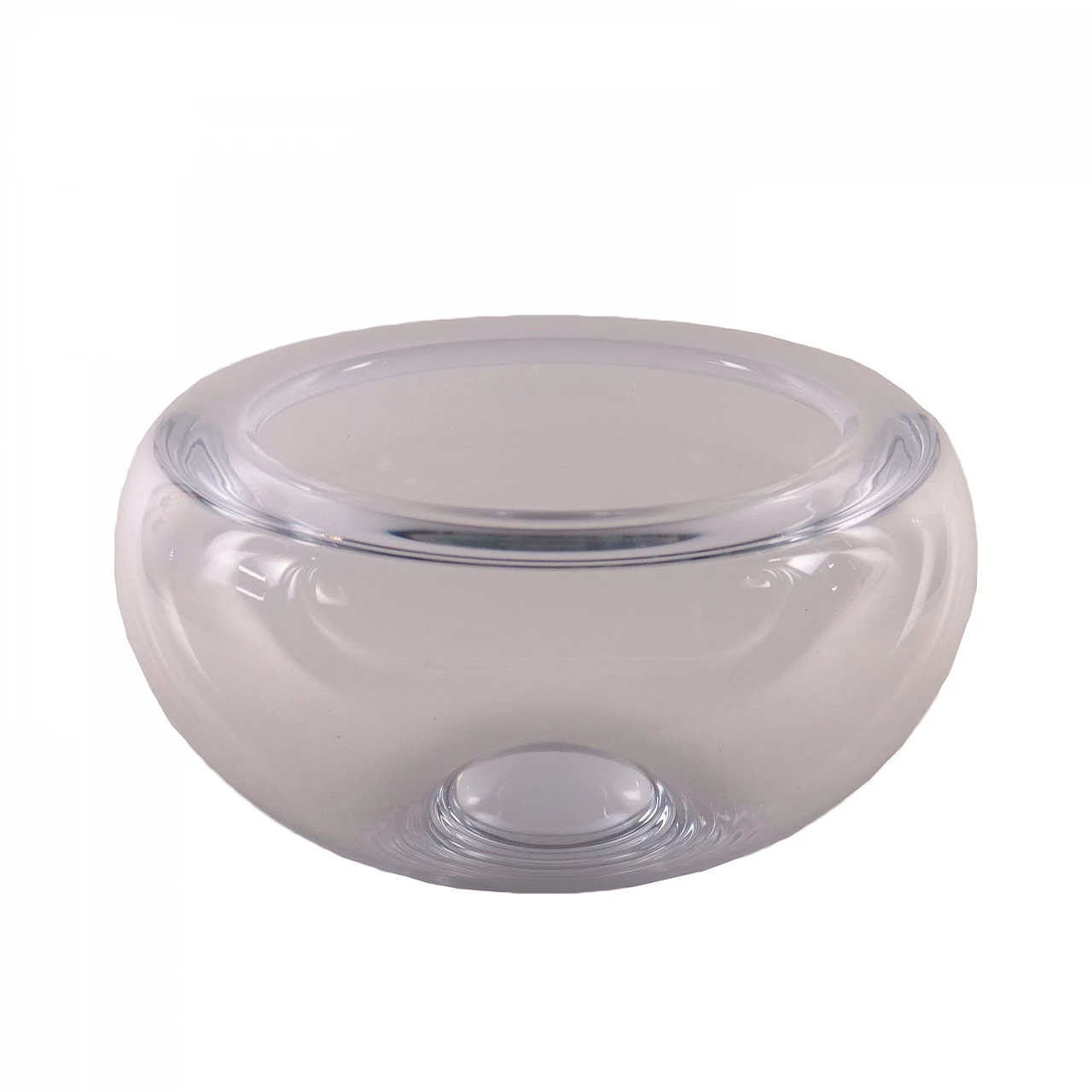 Large glass bowl by Per Lutken, 1960s 1