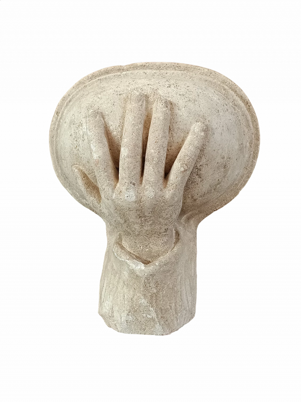 Acquasantiera in pietra di Vicenza, '800 4