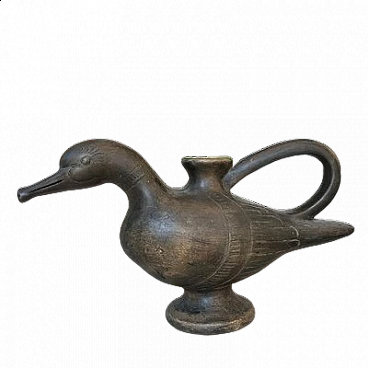 Brocca in terracotta di Renato Giavoli, anni '50