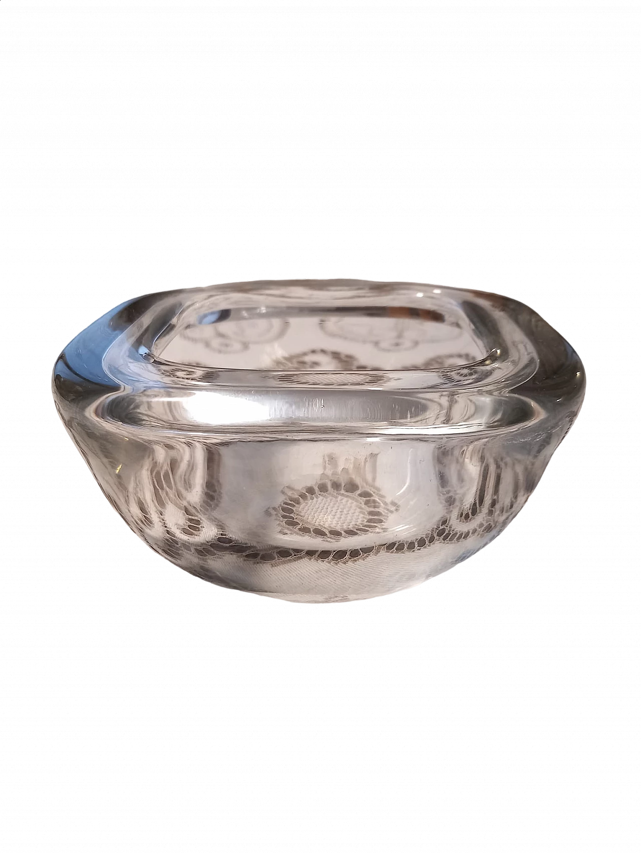 Murano glass bowl by Barbini, 1960s 6