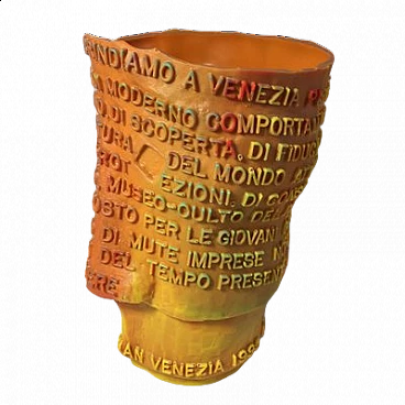 Resin Goto vase by Gaetano Pesce for Caffè Florian, 1990s