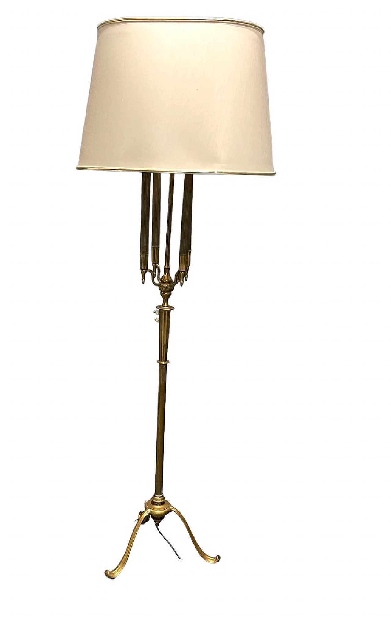 Lampada da terra in bronzo di Pietro Chiesa, anni '50 2