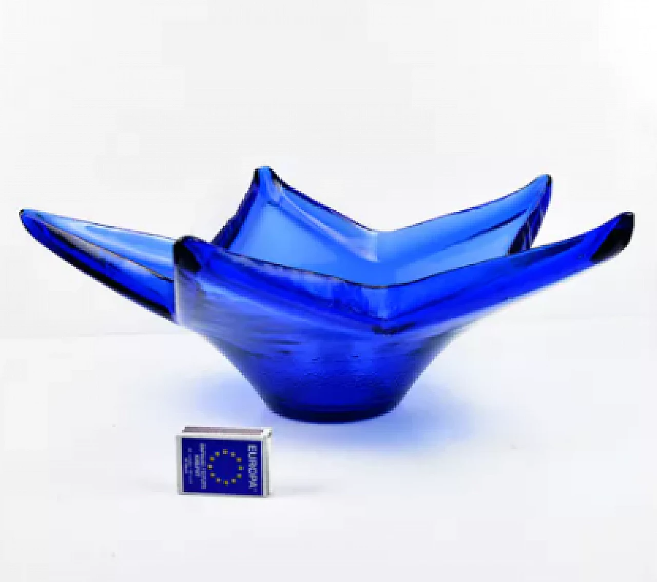 Starfish-shaped glass centrepiece by HSG Ząbkowice, 1970s 2