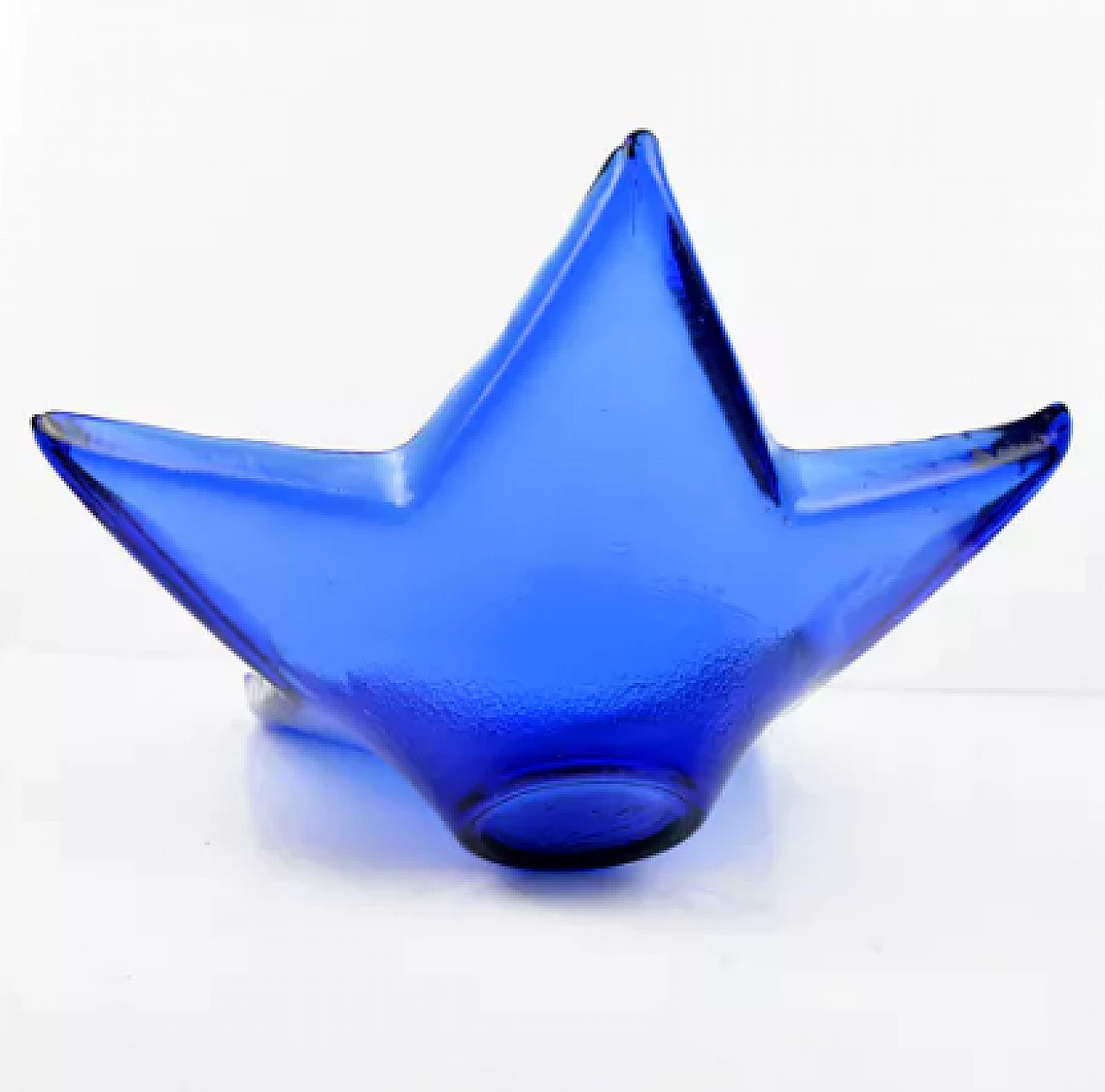 Starfish-shaped glass centrepiece by HSG Ząbkowice, 1970s 7