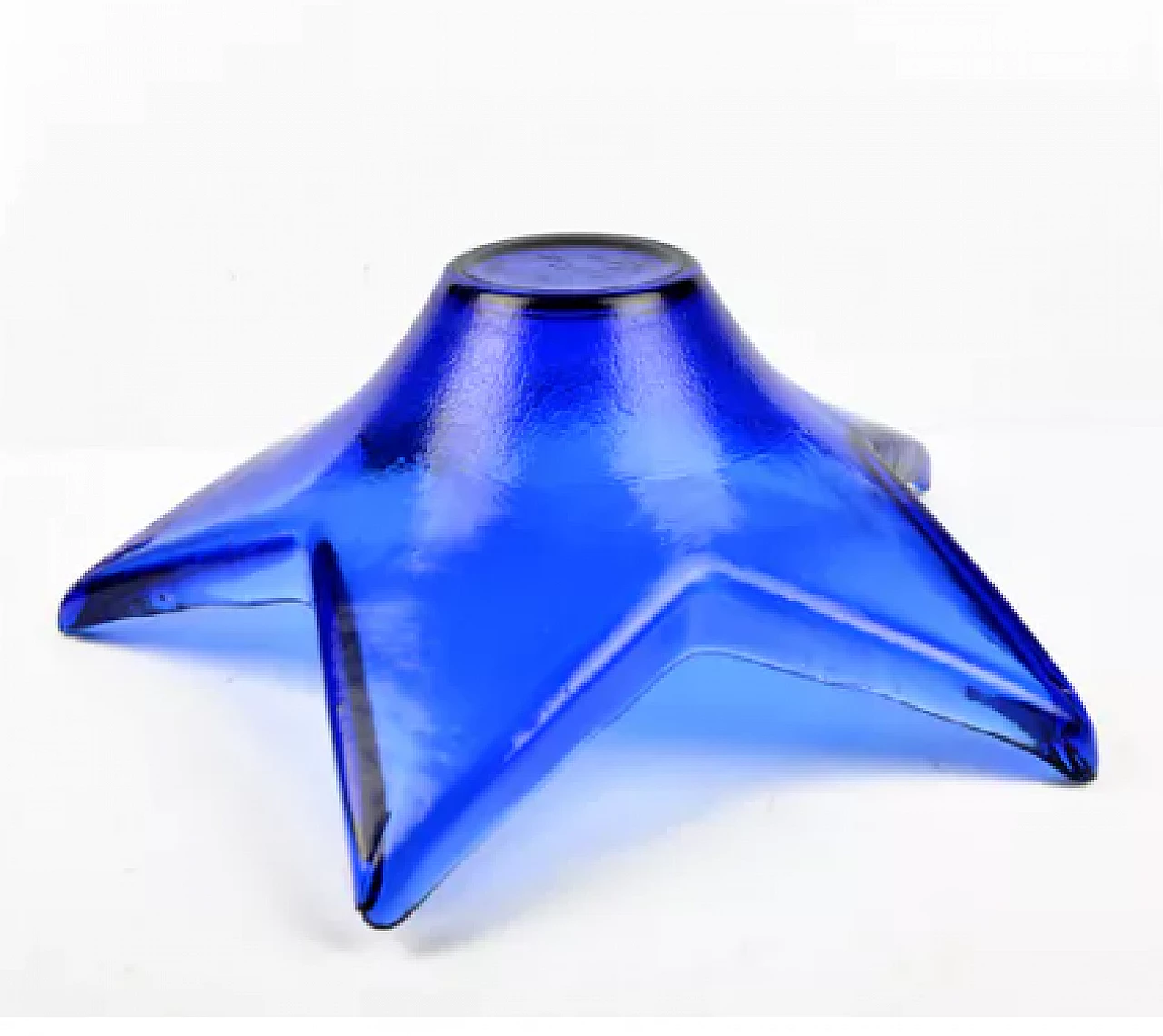 Starfish-shaped glass centrepiece by HSG Ząbkowice, 1970s 8