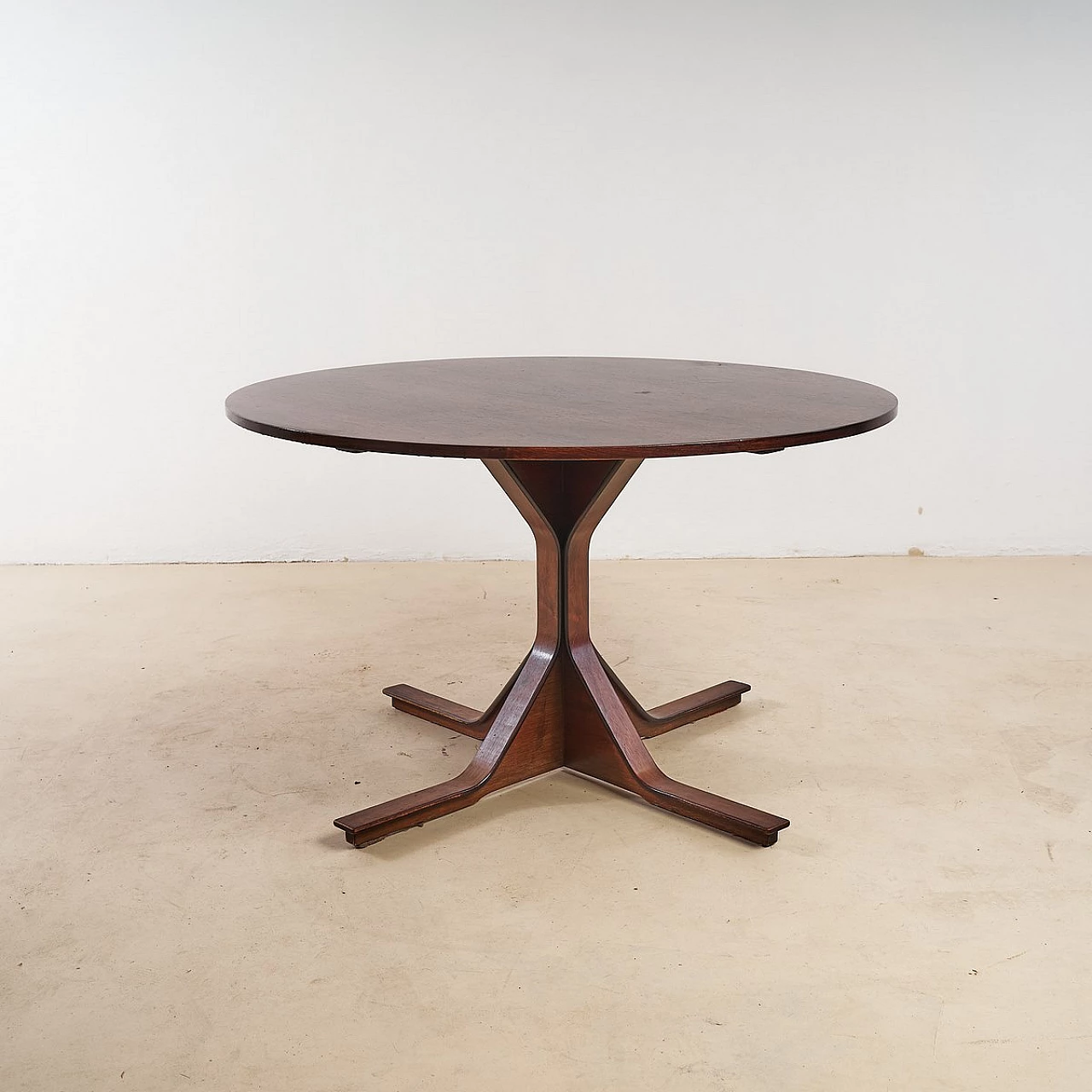 Tavolo in legno di Gianfranco Frattini per Bernini, anni '60 5