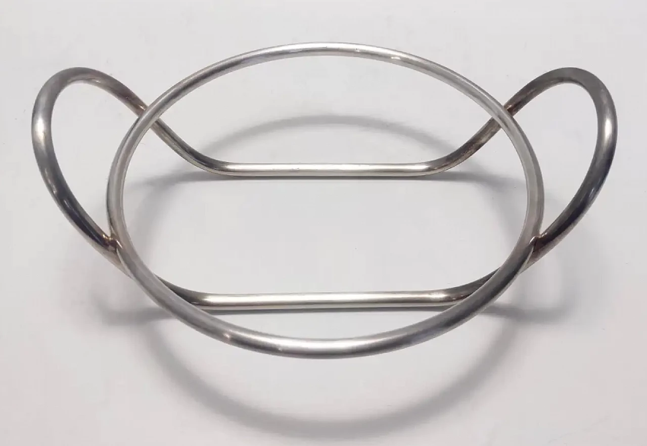 Ciotola da portata in argento e ceramica di Lino Sabattini, anni '70 11