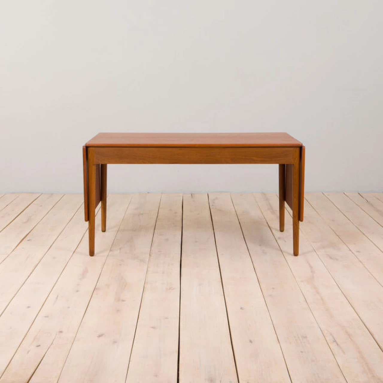 Scrivania in teak e quercia di Hans J. Wegner per Andreas Tuck, anni '50 10