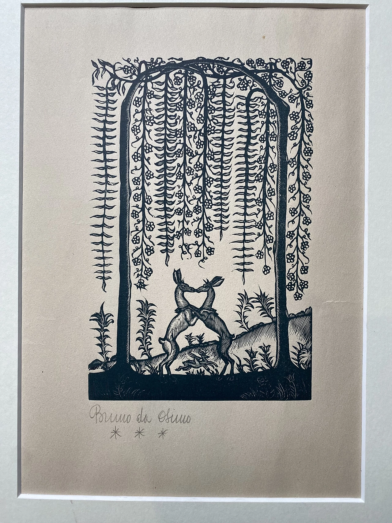 Xilografia di Bruno da Osimo, primo '900 1