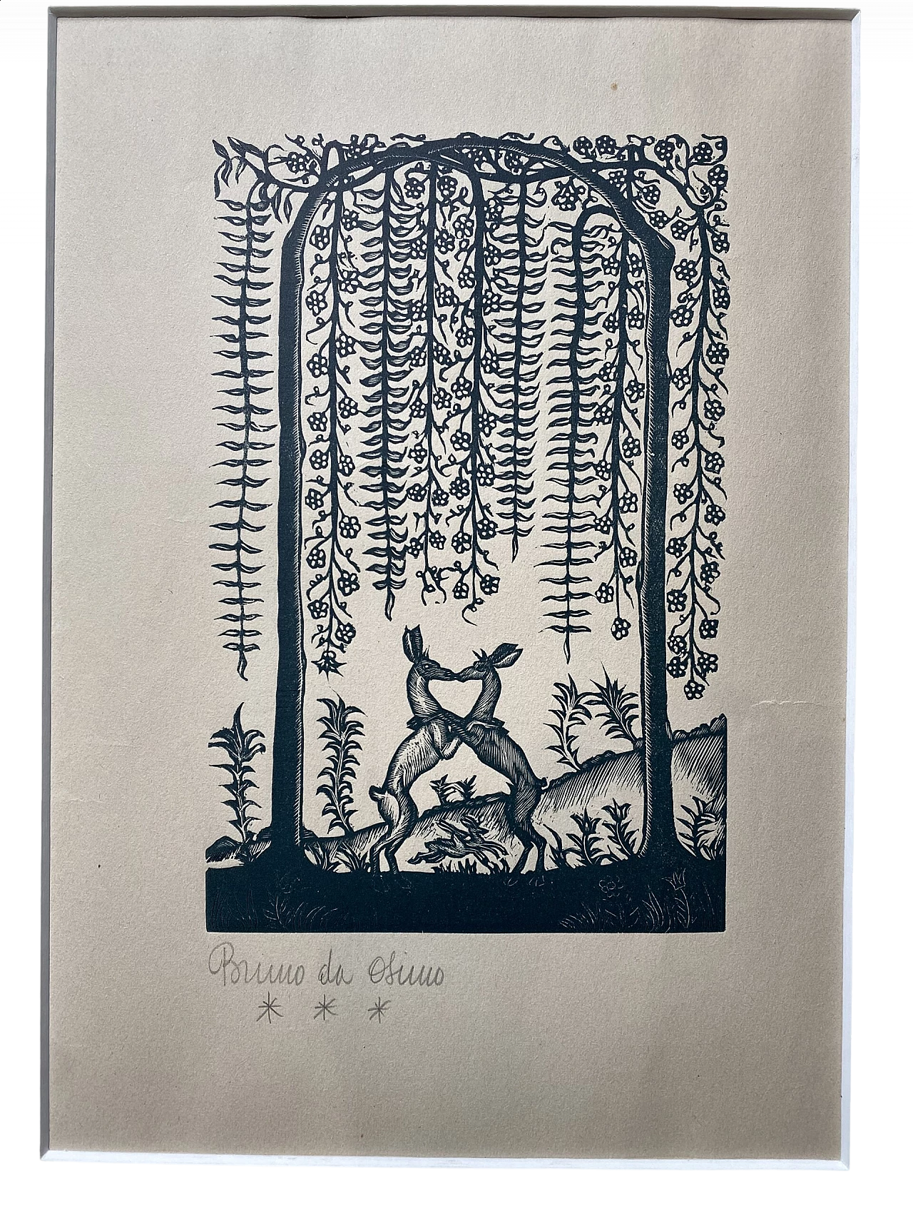 Xilografia di Bruno da Osimo, primo '900 2