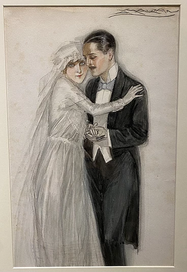 Gli Sposi by Achille Luciano Mauzan, early 20th century