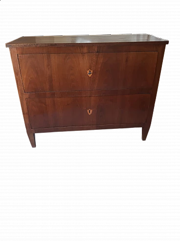 Walnut panelled wood dresser, late 18th century