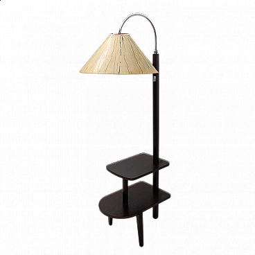 Lampada da terra D-623 con mensole di Thonet, anni '30