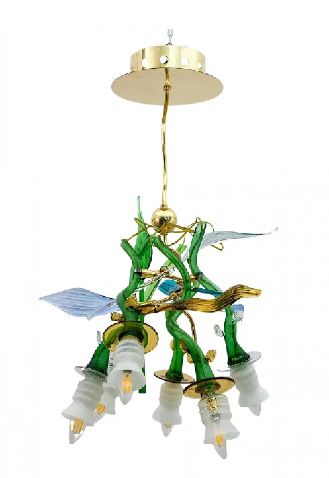 Bohemian crystal chandelier by Borek Sipek, 1980s 1