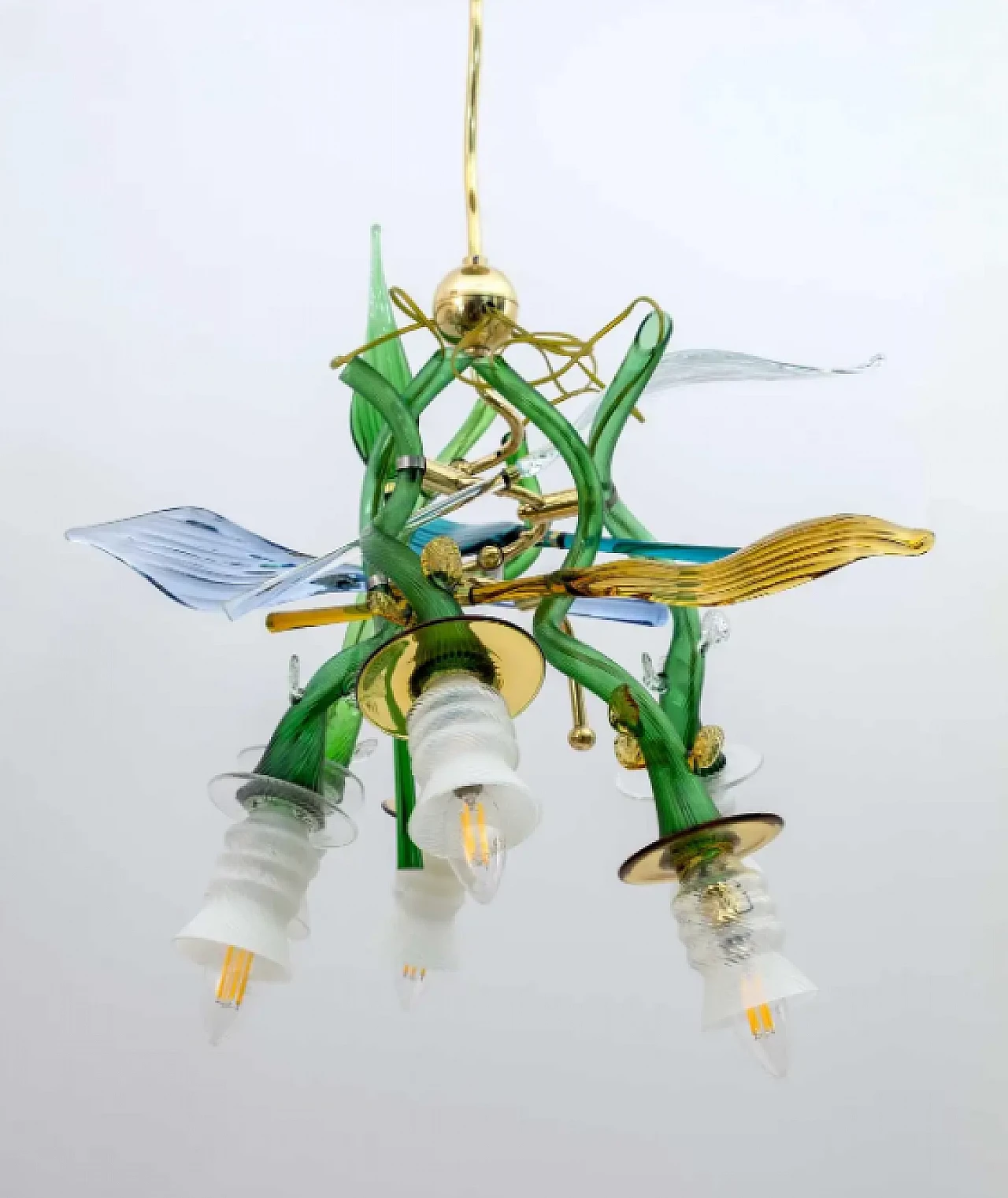 Bohemian crystal chandelier by Borek Sipek, 1980s 4