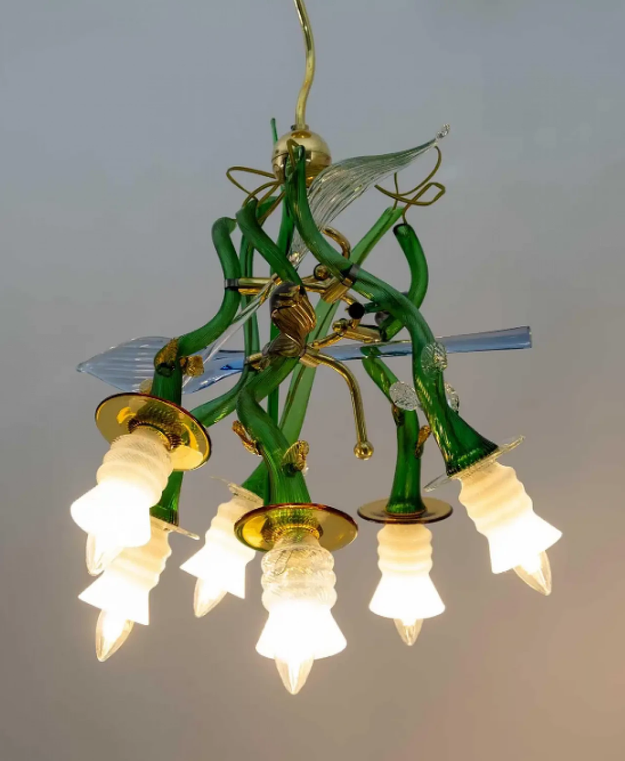 Bohemian crystal chandelier by Borek Sipek, 1980s 5