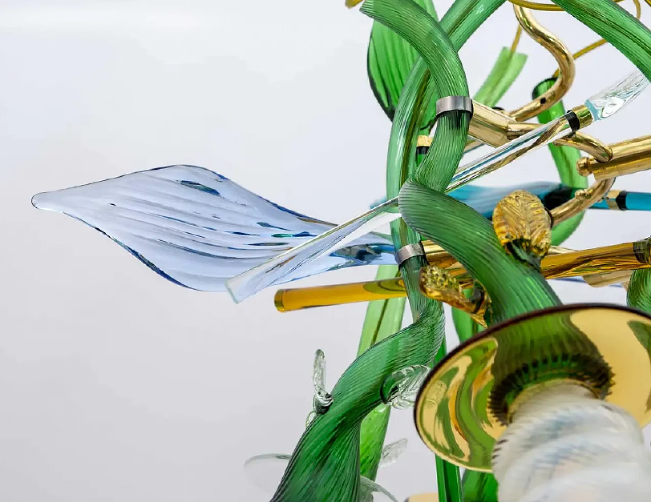 Bohemian crystal chandelier by Borek Sipek, 1980s 8