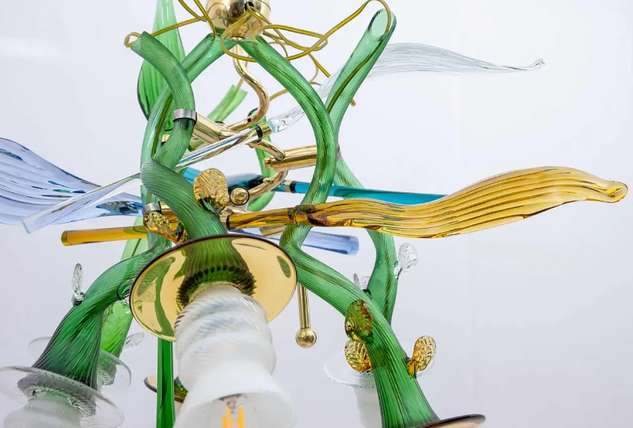 Bohemian crystal chandelier by Borek Sipek, 1980s 9