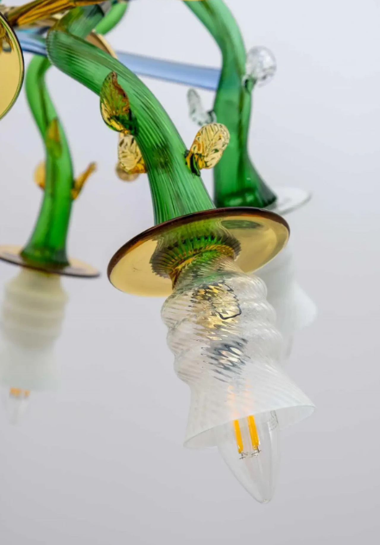 Bohemian crystal chandelier by Borek Sipek, 1980s 10