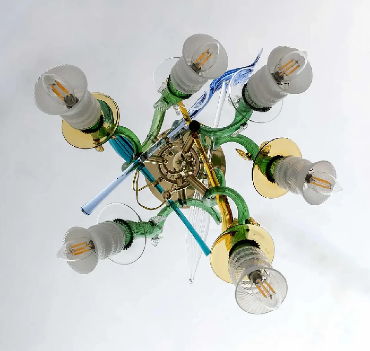 Bohemian crystal chandelier by Borek Sipek, 1980s 11