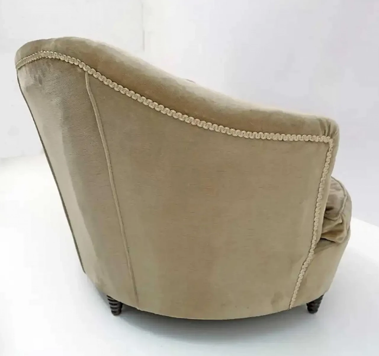 Beech and fabric sofa by Gio Ponti for Casa E Giardino, 1930s 6