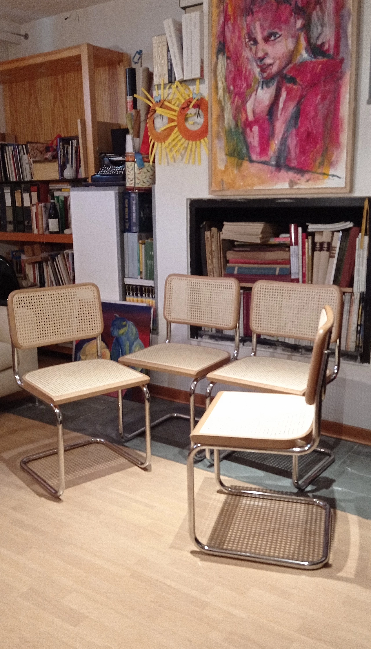 4 Cesca chairs by Marcel Breuer for MDF Italia, 1990s 219