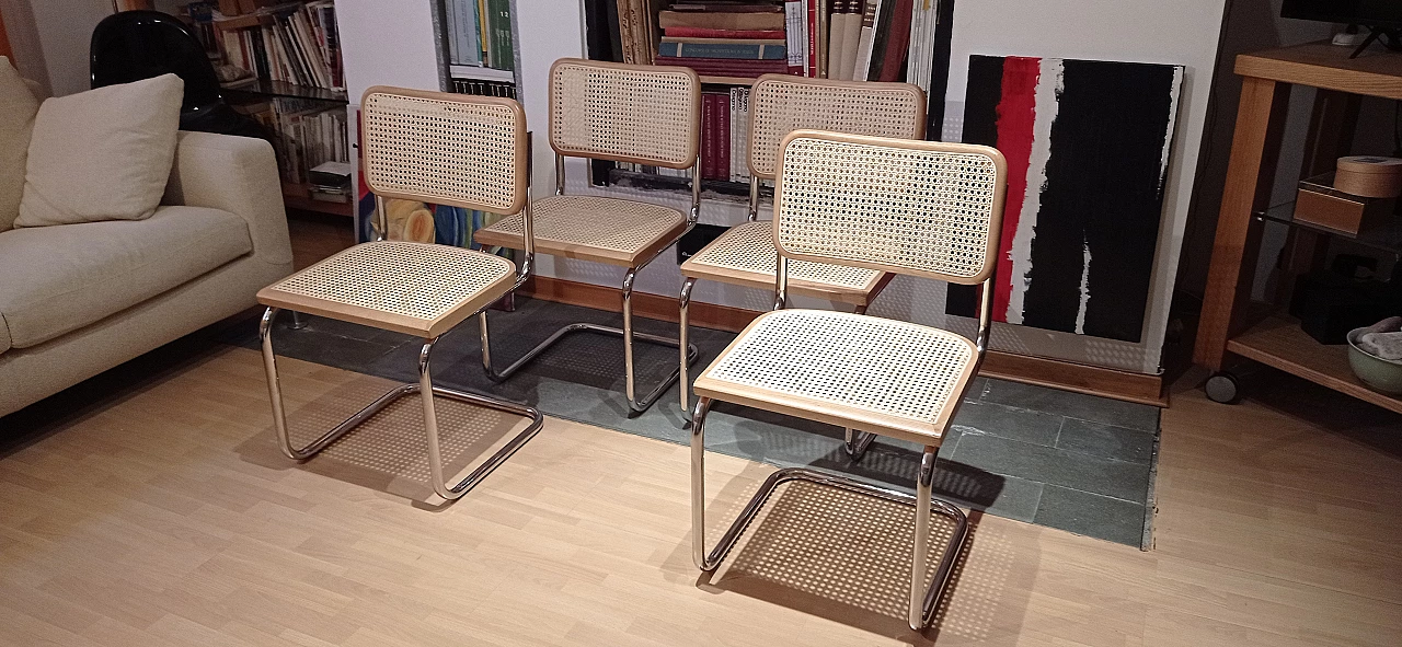 4 Cesca chairs by Marcel Breuer for MDF Italia, 1990s 227