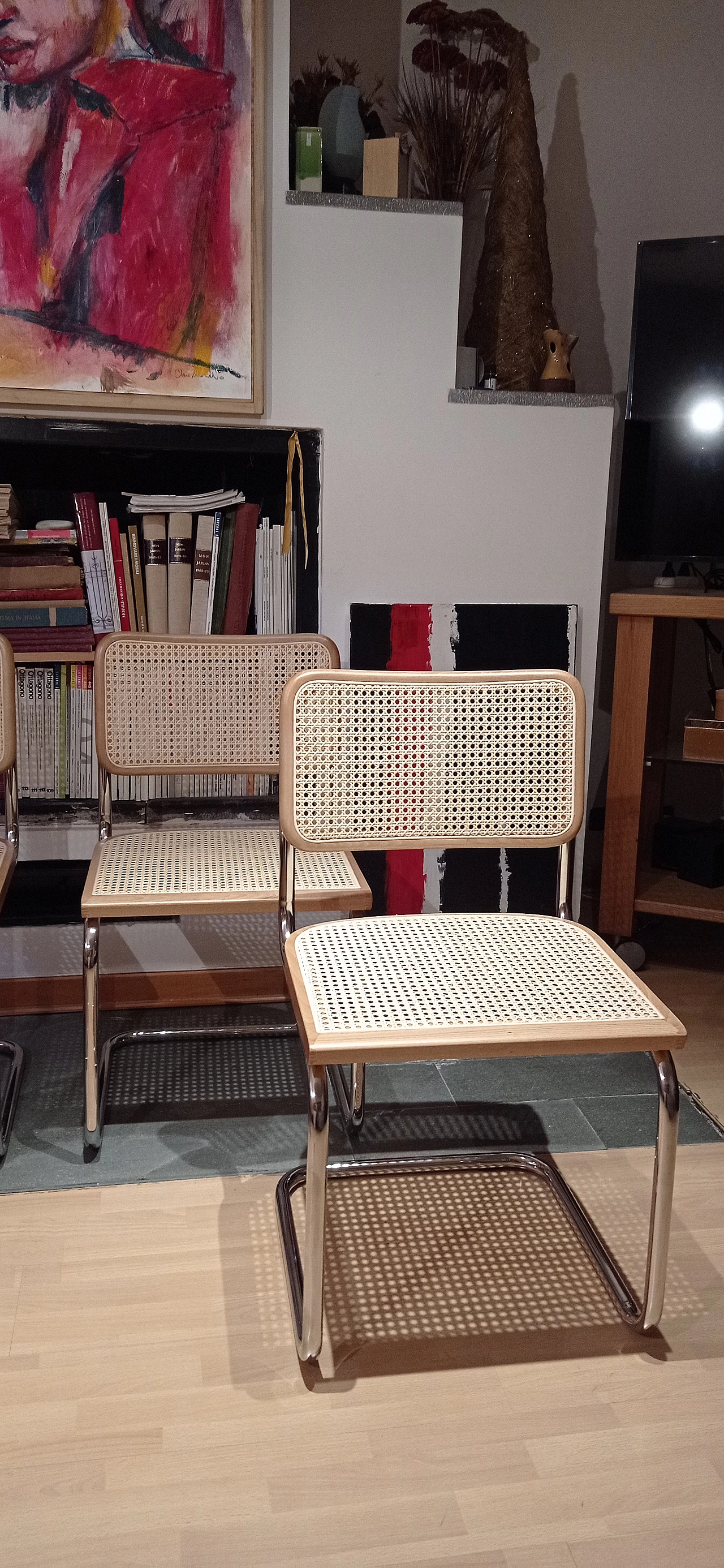 4 Cesca chairs by Marcel Breuer for MDF Italia, 1990s 251