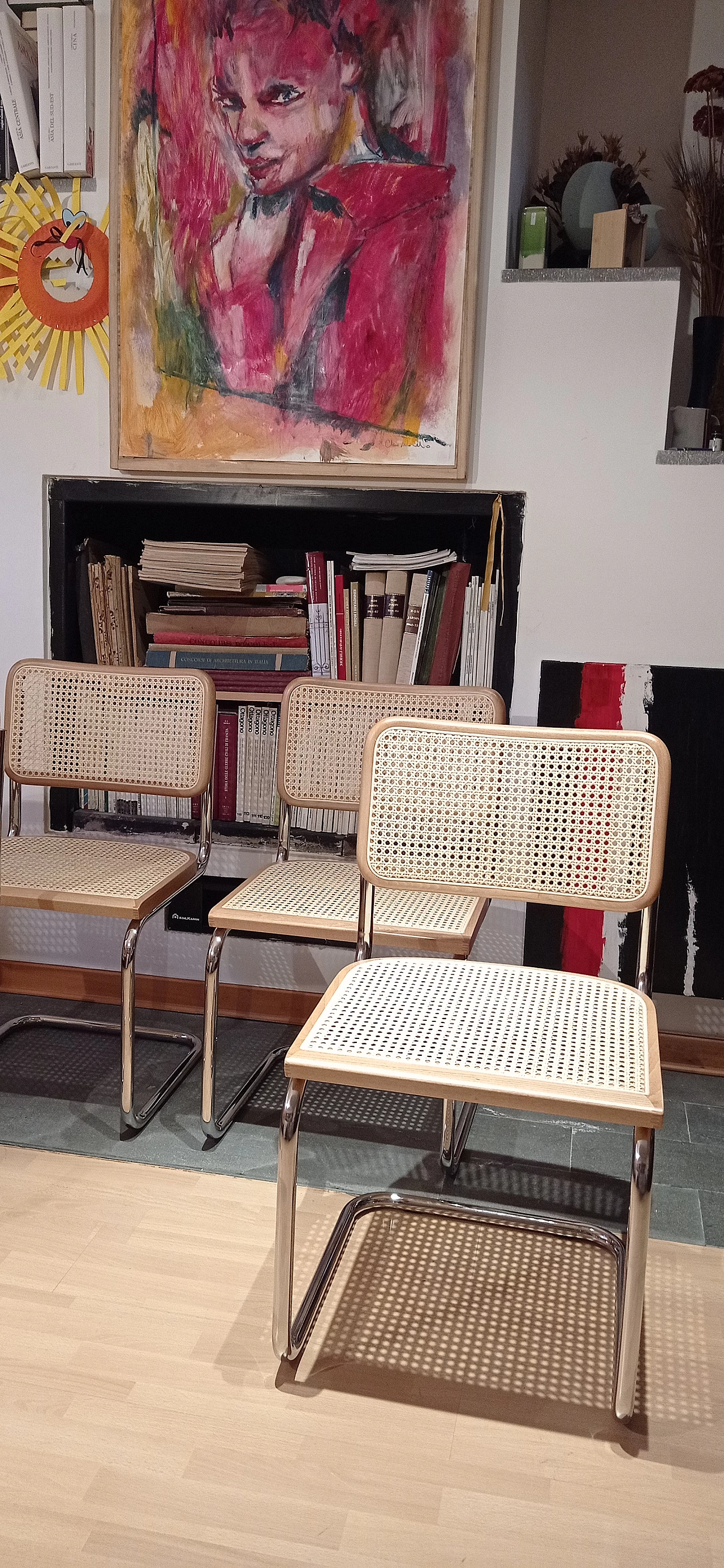4 Cesca chairs by Marcel Breuer for MDF Italia, 1990s 252