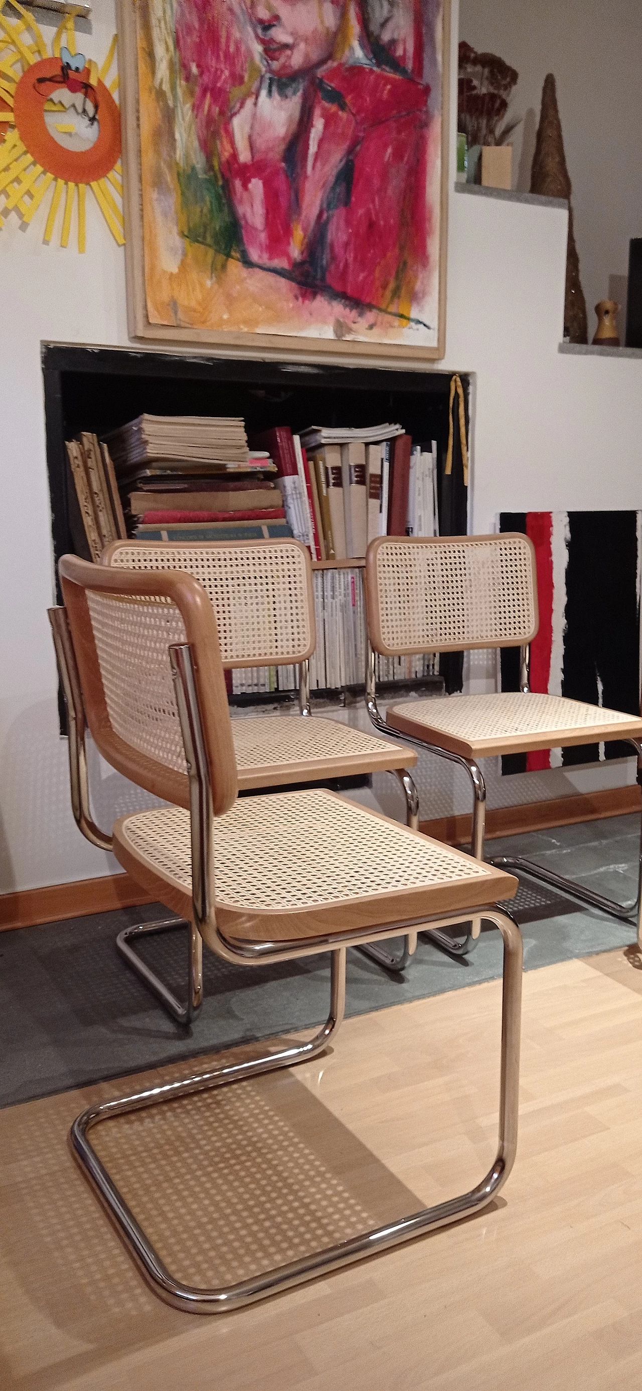 4 Cesca chairs by Marcel Breuer for MDF Italia, 1990s 300