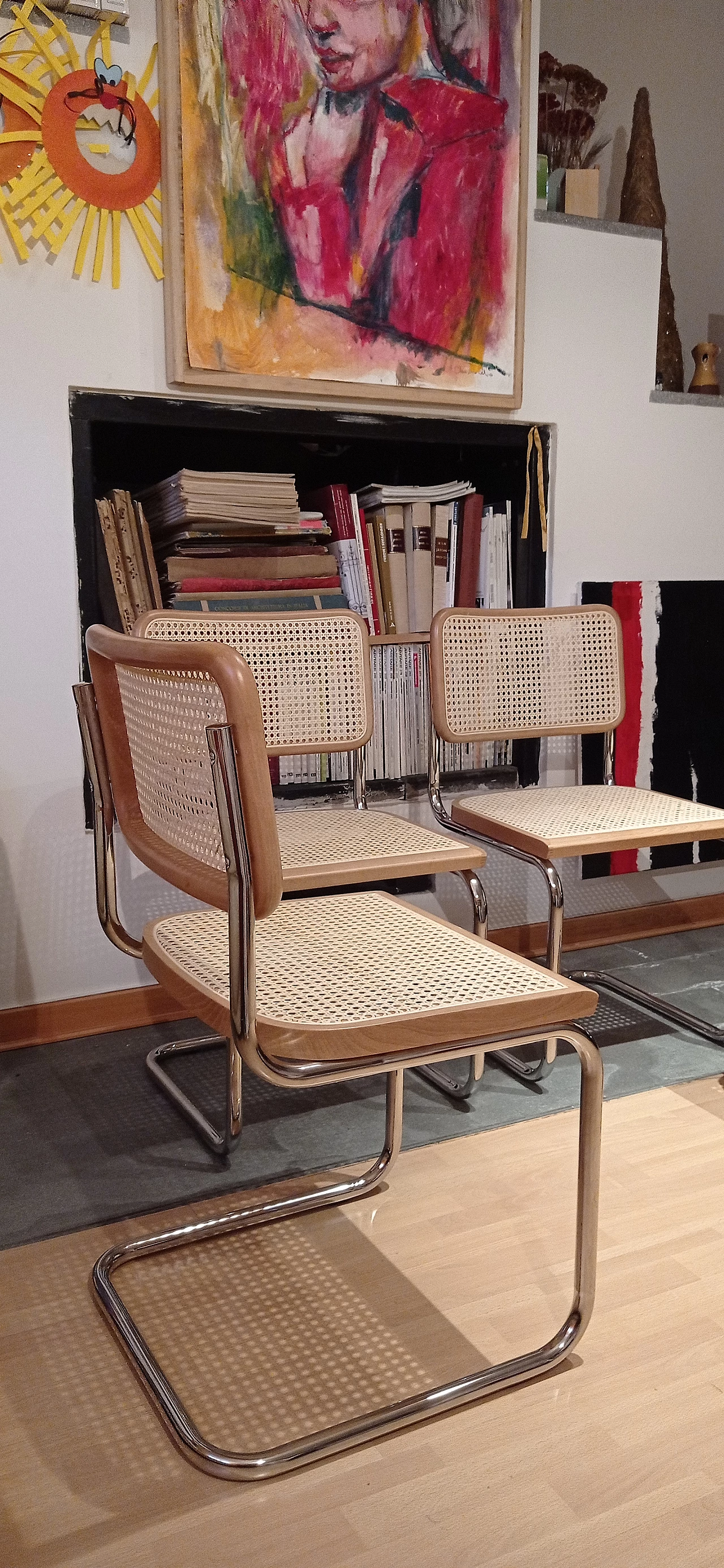 4 Cesca chairs by Marcel Breuer for MDF Italia, 1990s 301