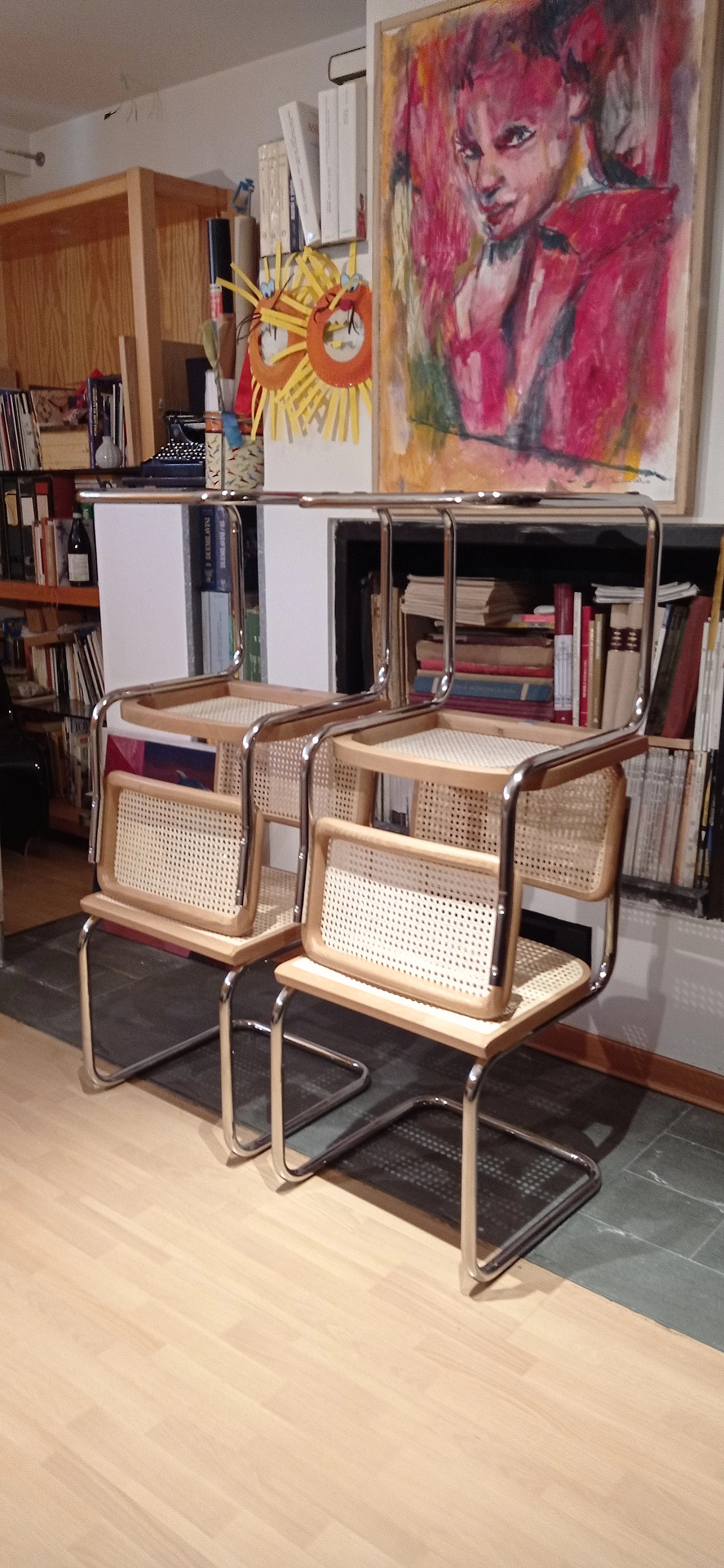 4 Cesca chairs by Marcel Breuer for MDF Italia, 1990s 323