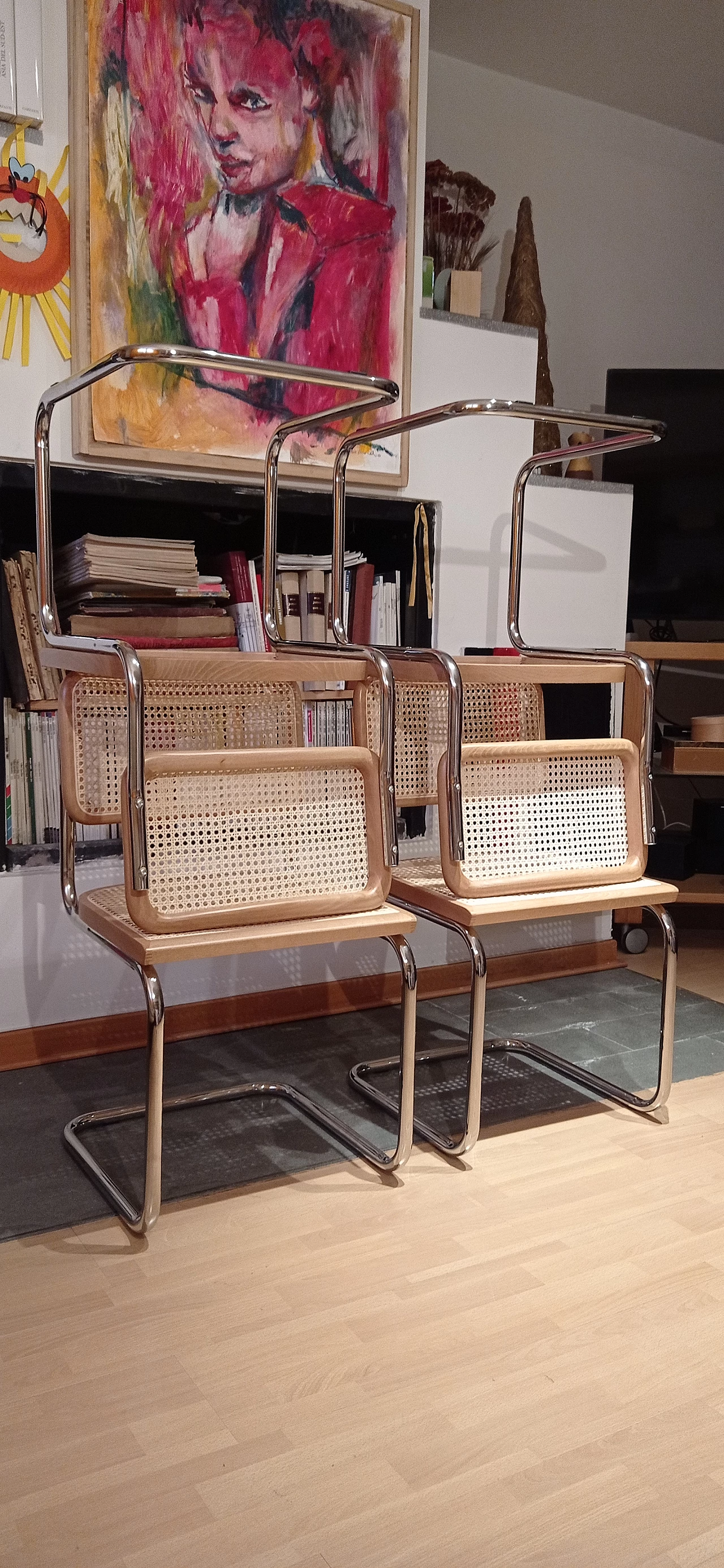 4 Cesca chairs by Marcel Breuer for MDF Italia, 1990s 326