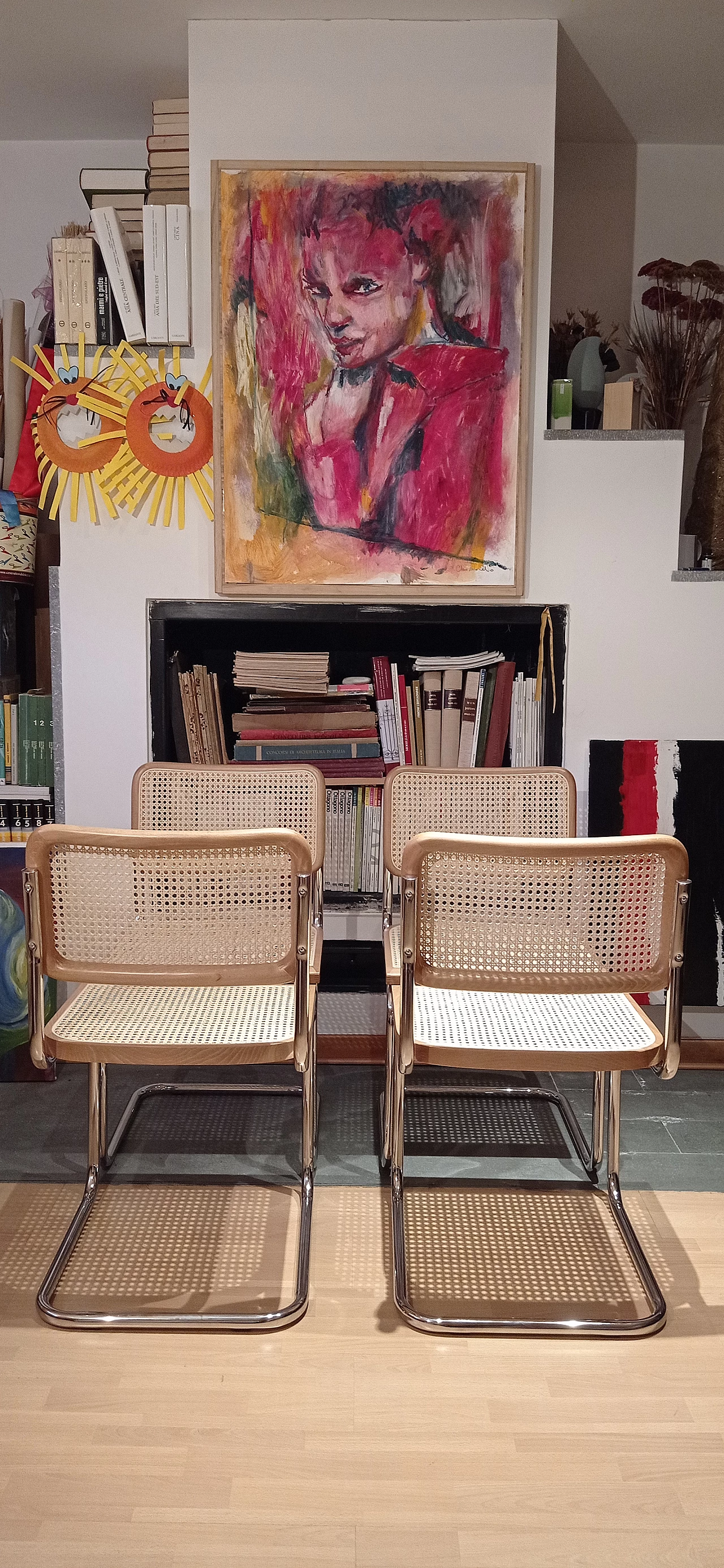 4 Cesca chairs by Marcel Breuer for MDF Italia, 1990s 338