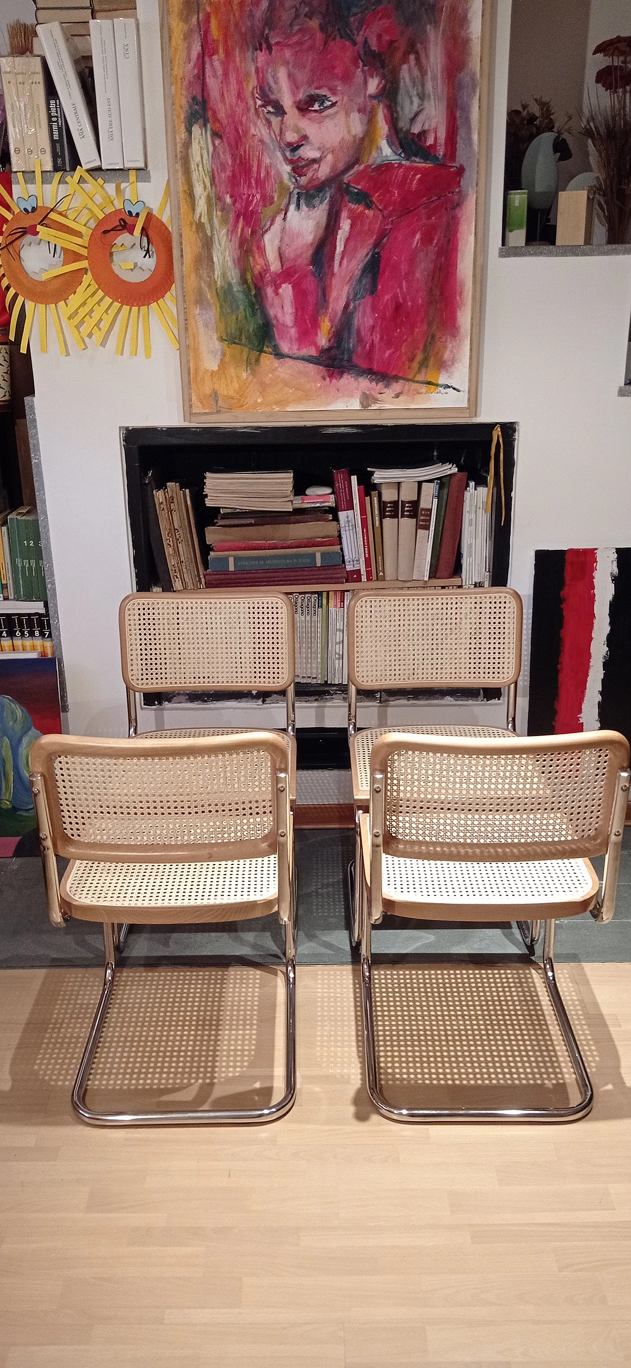 4 Cesca chairs by Marcel Breuer for MDF Italia, 1990s 339