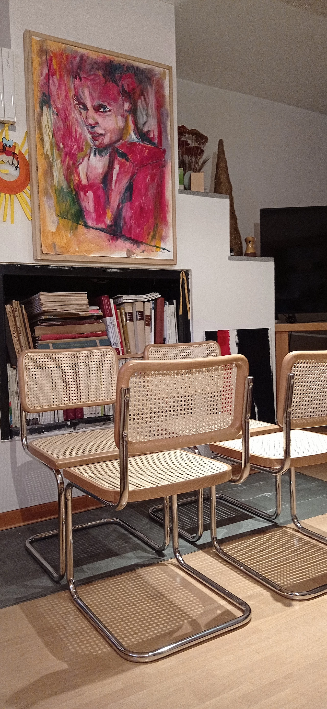 4 Cesca chairs by Marcel Breuer for MDF Italia, 1990s 347