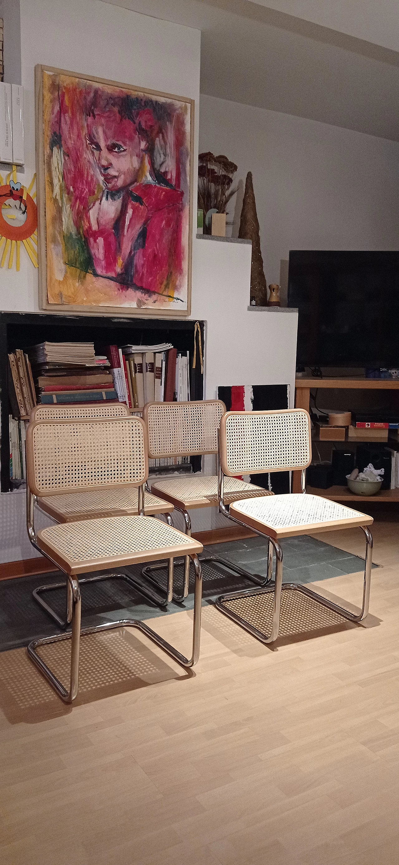 4 Cesca chairs by Marcel Breuer for MDF Italia, 1990s 362