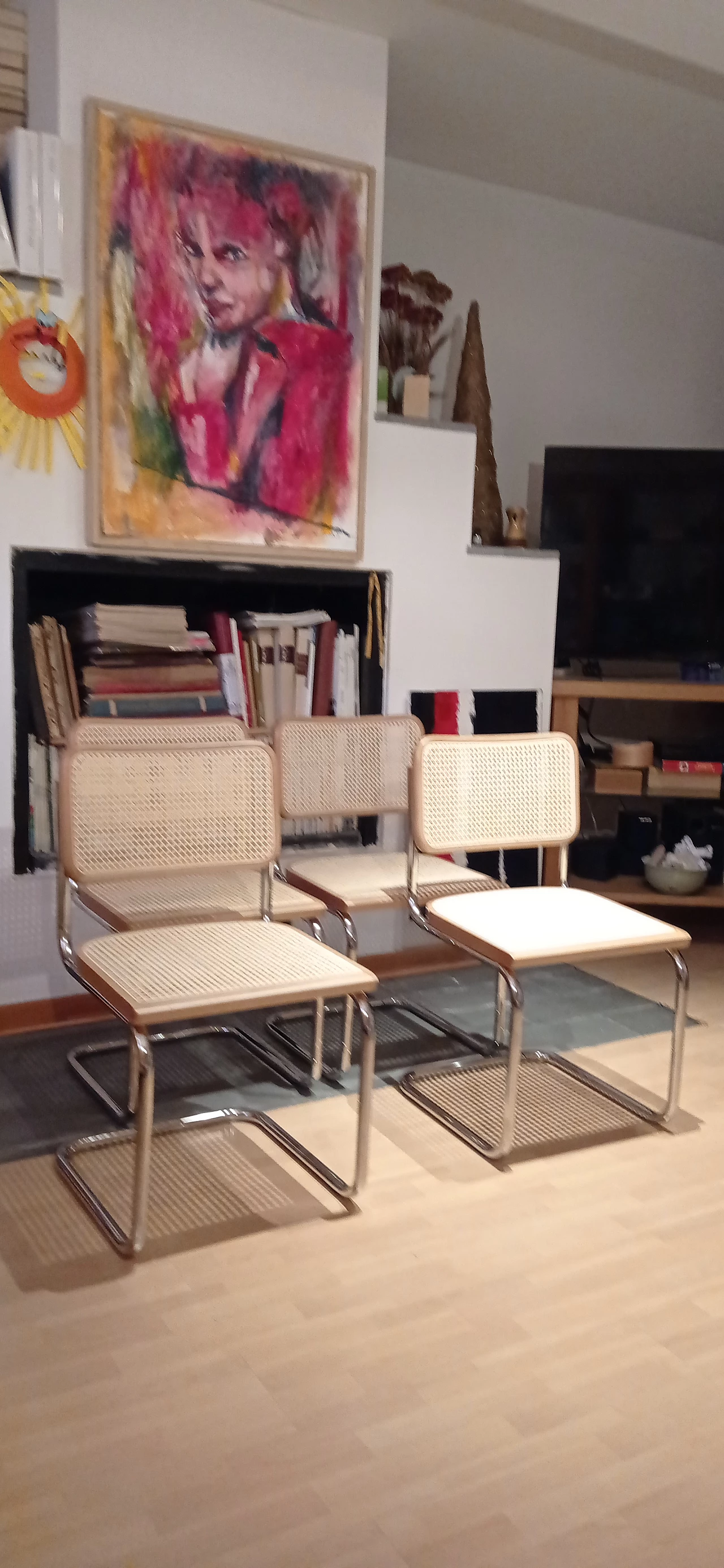 4 Cesca chairs by Marcel Breuer for MDF Italia, 1990s 363