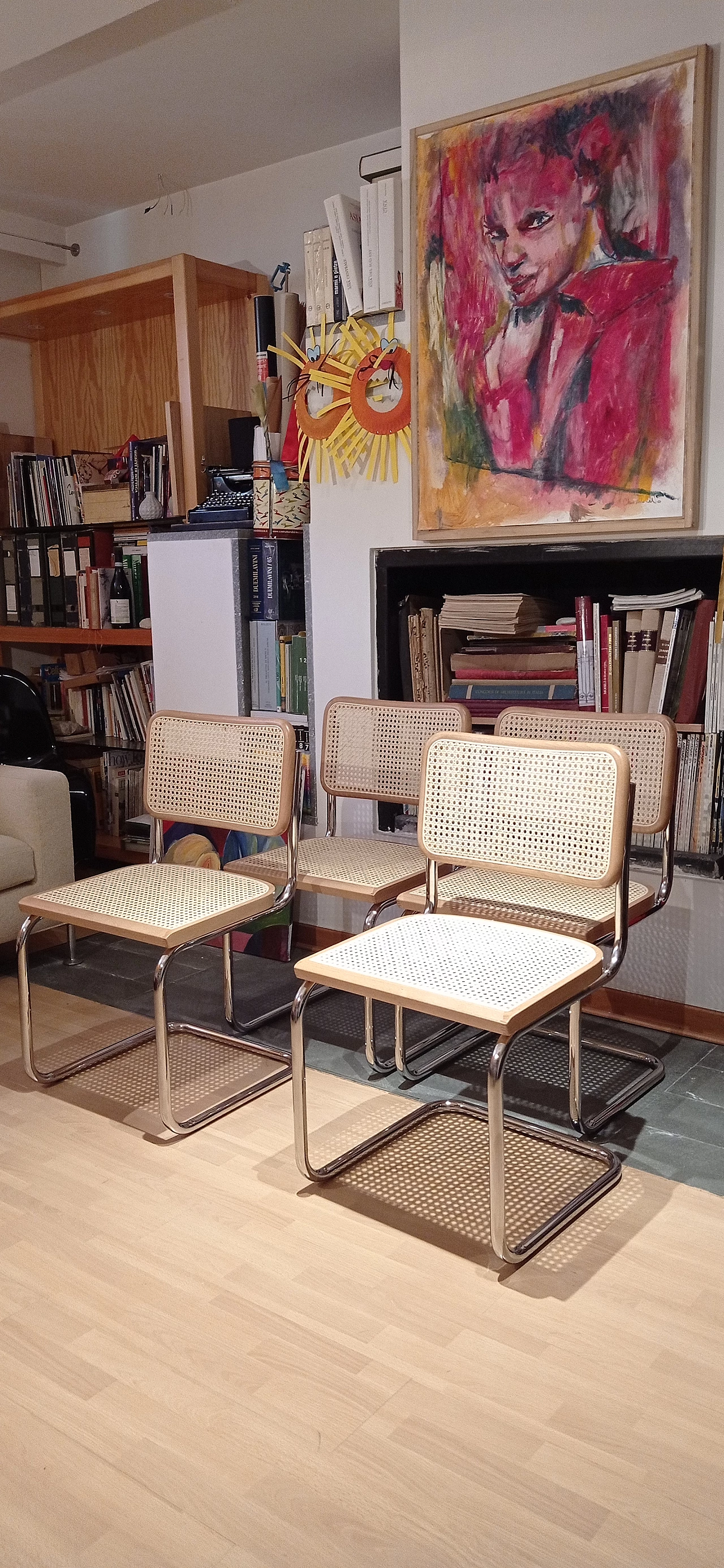 4 Cesca chairs by Marcel Breuer for MDF Italia, 1990s 364