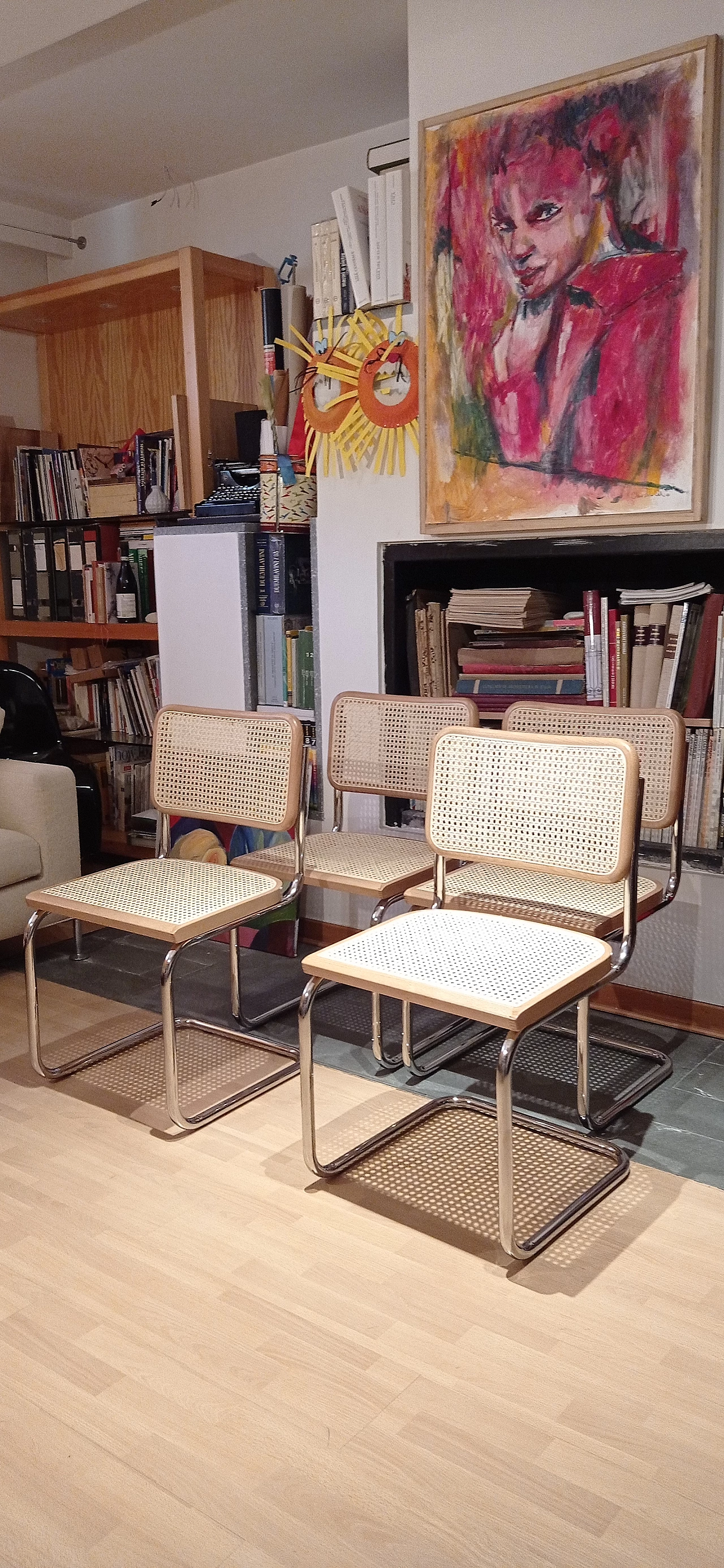 4 Cesca chairs by Marcel Breuer for MDF Italia, 1990s 365