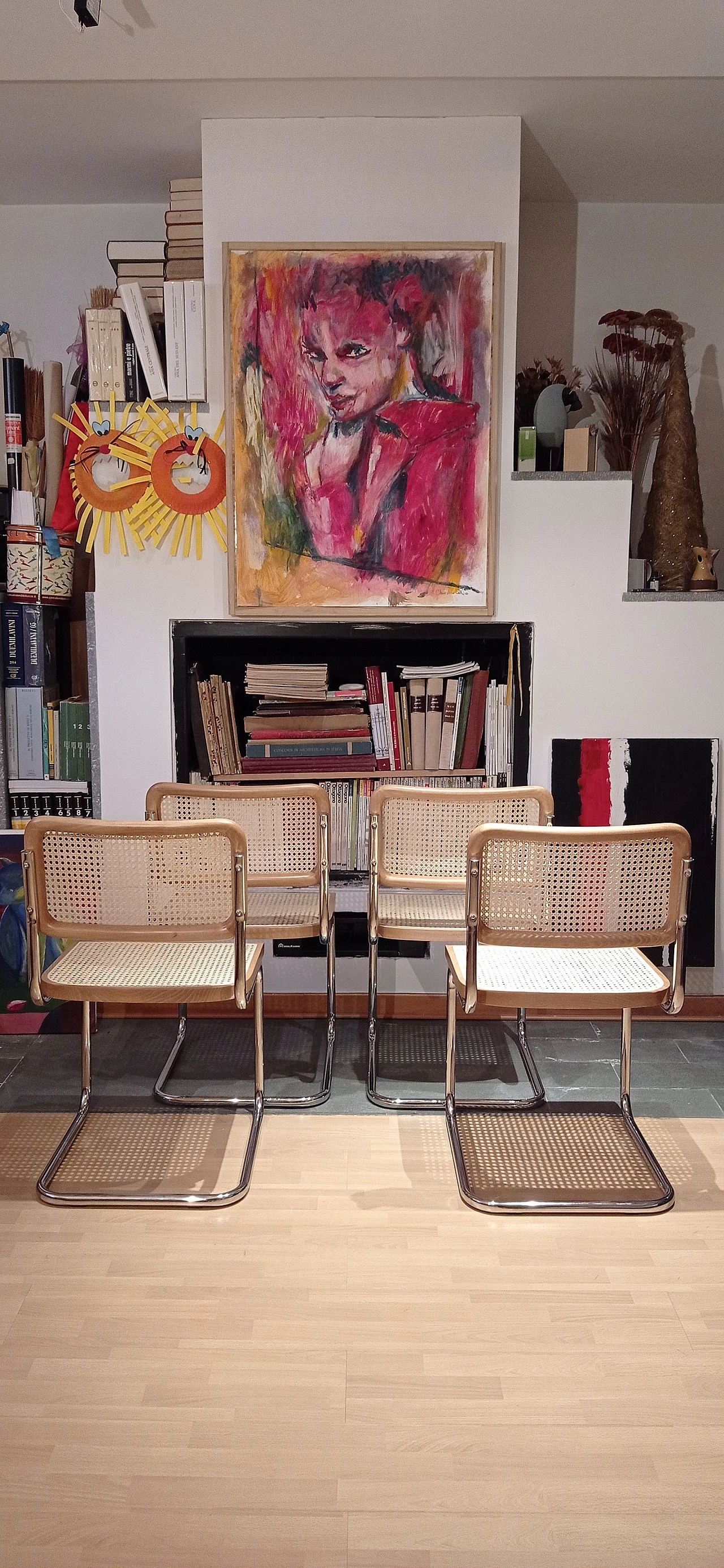 4 Cesca chairs by Marcel Breuer for MDF Italia, 1990s 367