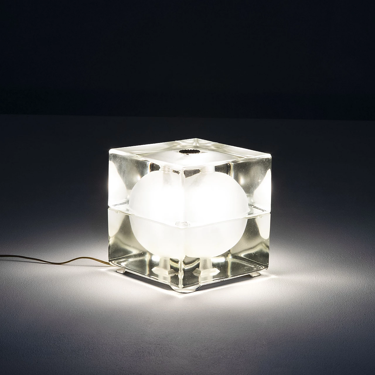 Cubosfera lamp by Alessandro Mendini for Fidenza Vetraria, 1960s 2