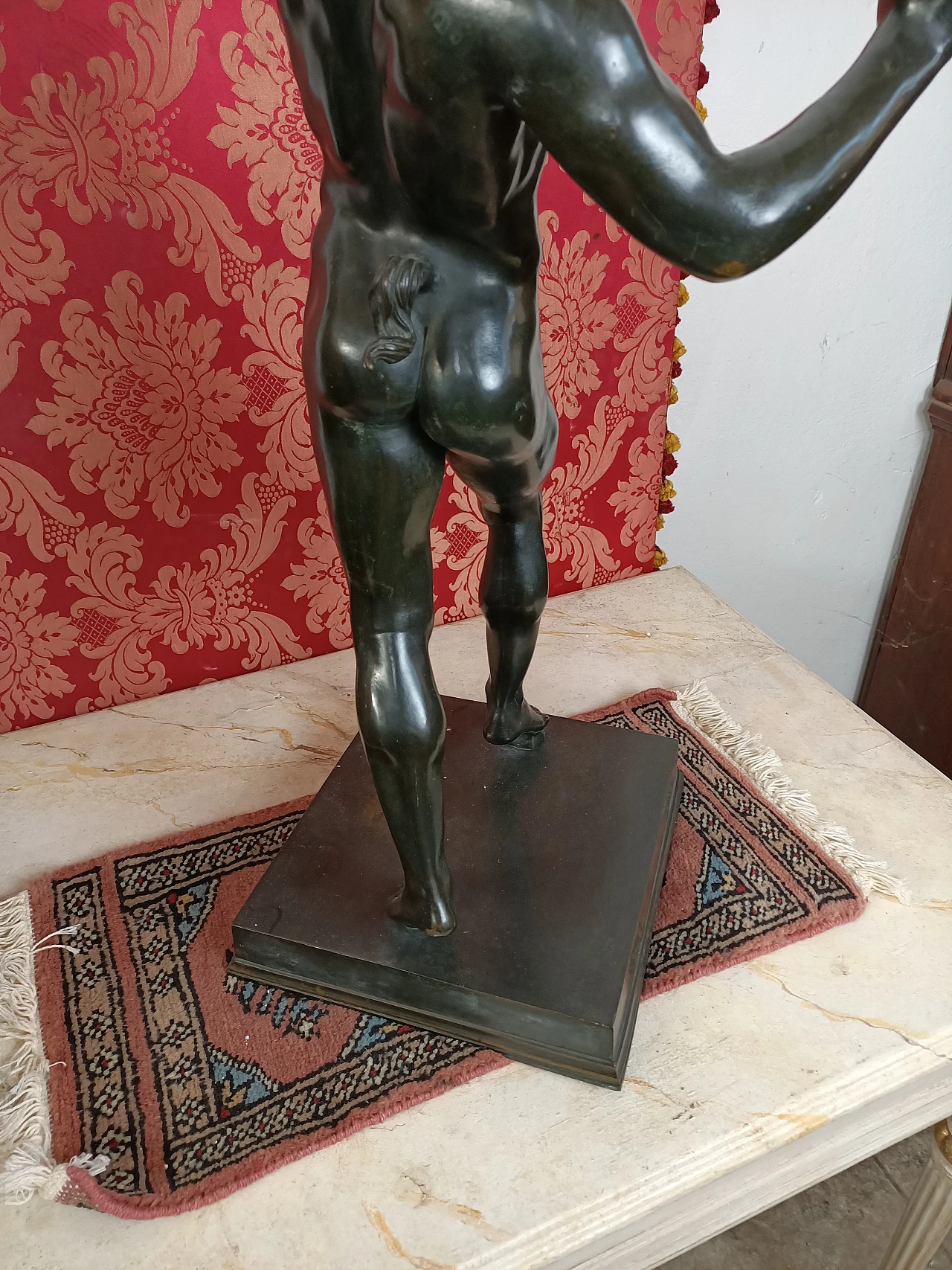 Scultura di satiro in bronzo, seconda metà dell'800 1